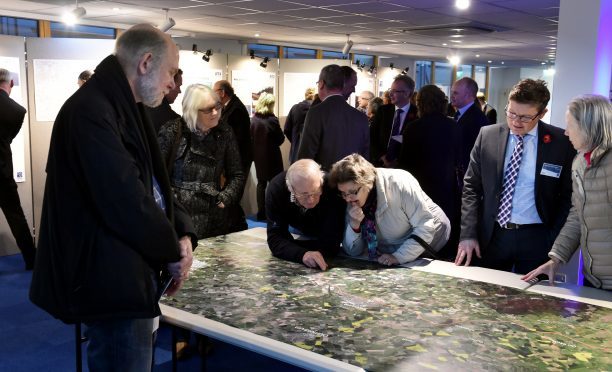 A public exhibition on the A96 Dualling East of Huntly to Aberdeen was held in Inverurie's Heritage Centre.
Picture by Colin Rennie