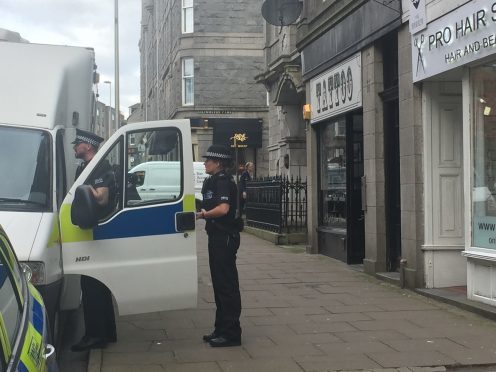 police aberdeen incident ongoing deal scene journal press