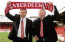 Aberdeen Chairman Stewart Milne and Derek McInnes
