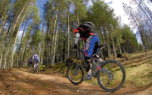 The campaign aims to tackle the growing problem of illegal mountain bike trails.