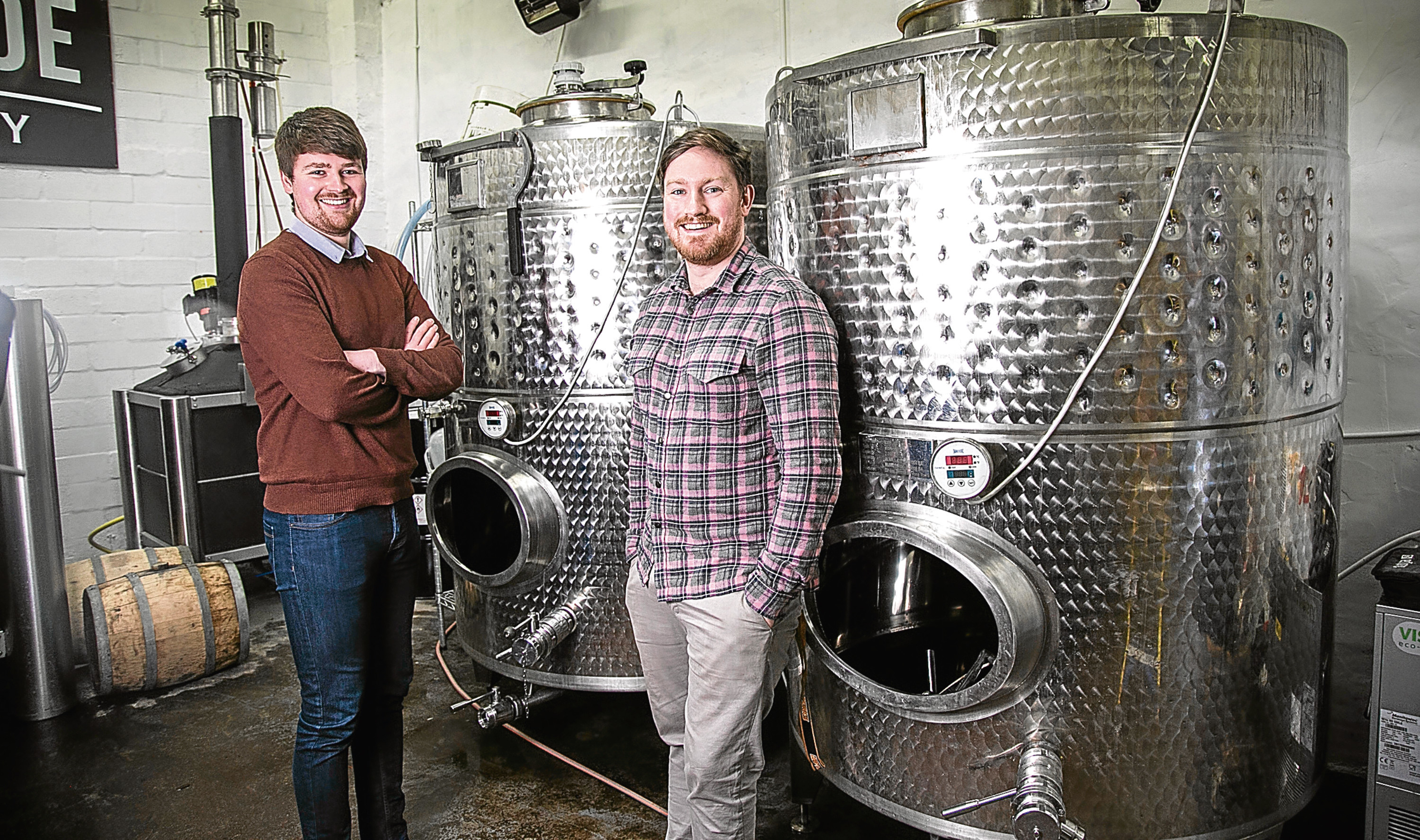 L-R, Liam Pennycook with Twin Rivers brand director, Ryan Rhodes