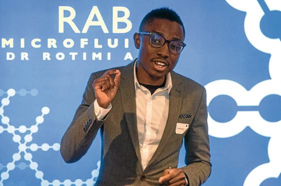 RAB-Microfluidics founder Rotimi Alabi