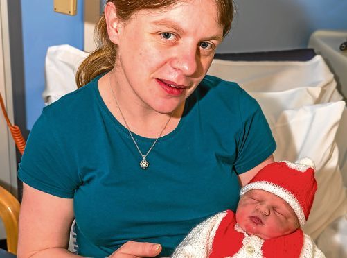 Isabella with baby William