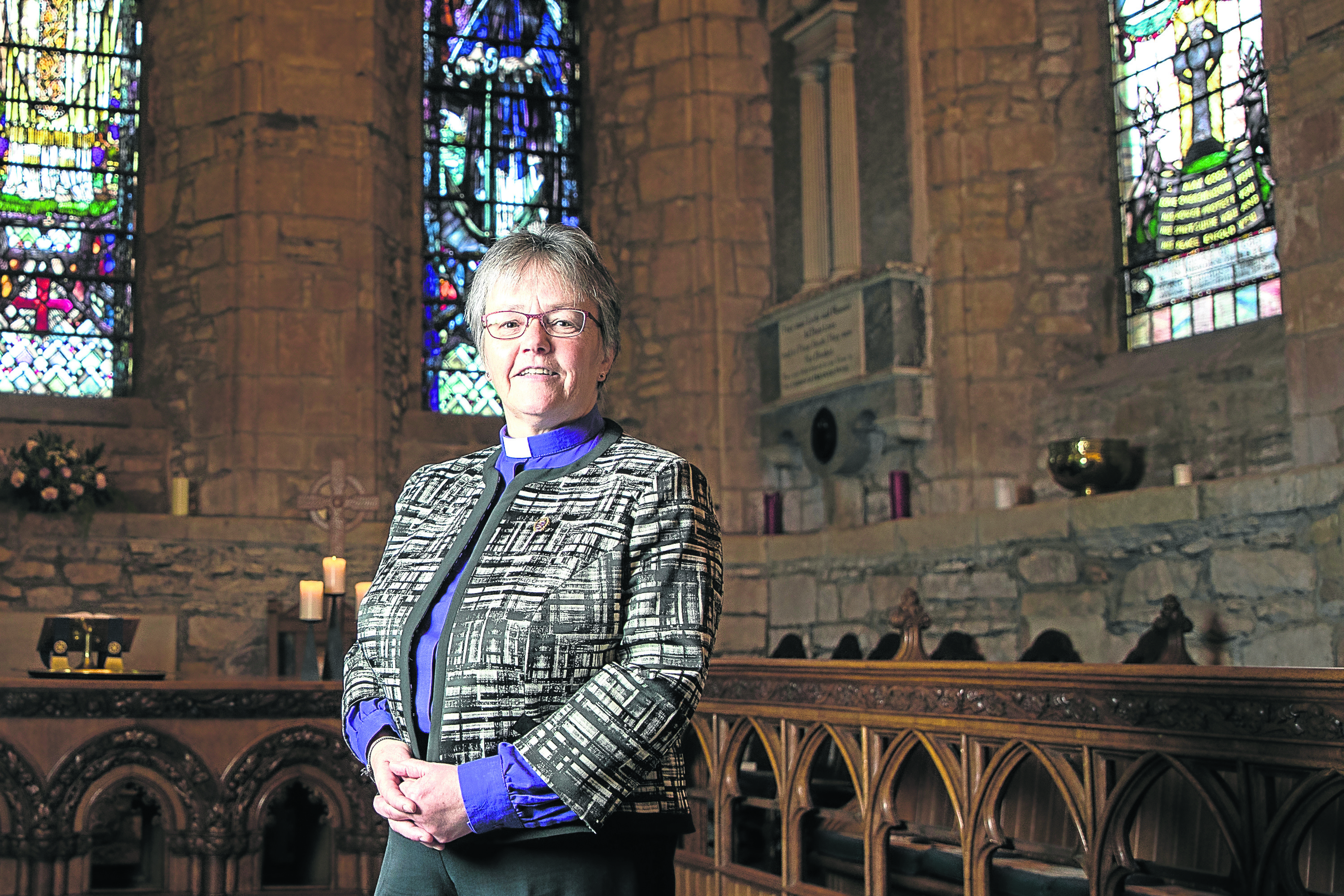 Rev Susan Brown, minister of Dornoch Cathedral