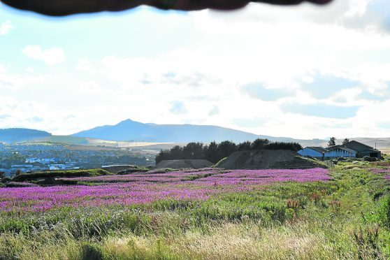 Locator of land at Uryside, Inverurie