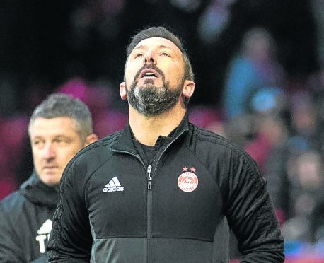 Dons boss Derek McInnes