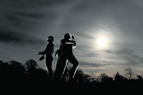 The Piper Alpha Memorial at Hazlehead Park.