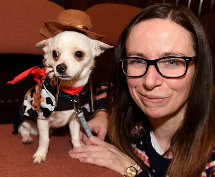 Lynn Cordiner with Alfie.