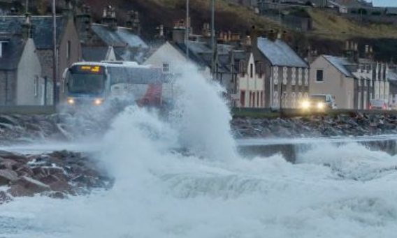 Waves at Portessie.