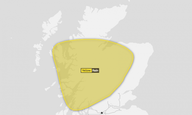 Yellow Weather Warning over Christmas