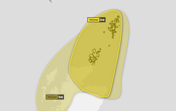 Yellow Weather Warning for North of Scotland