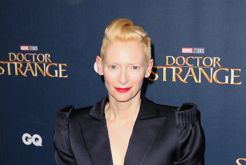 Tilda Swinton, who recently purchased a house in Nairn, in the Highlands