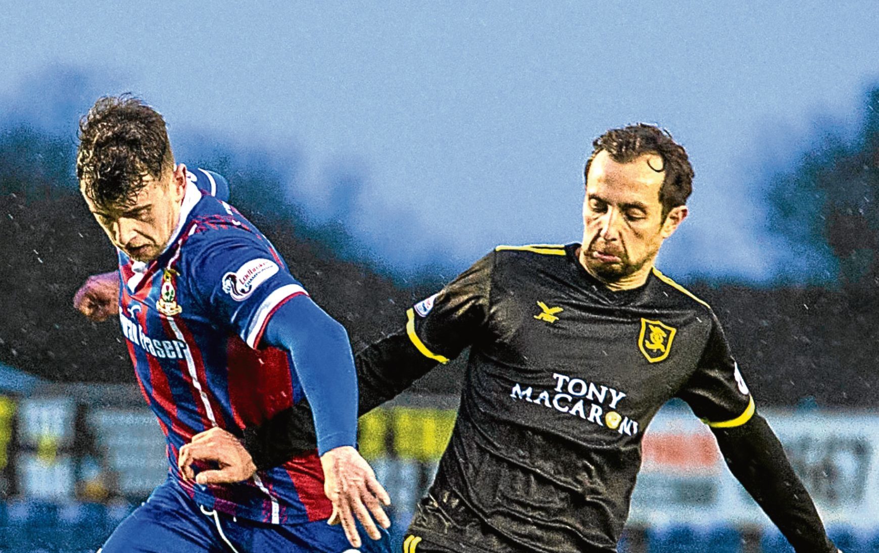 Inverness midfielder Aaron Doran