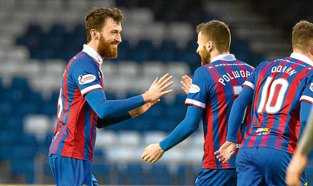 Caley Thistle midfielder Joe Chalmers.