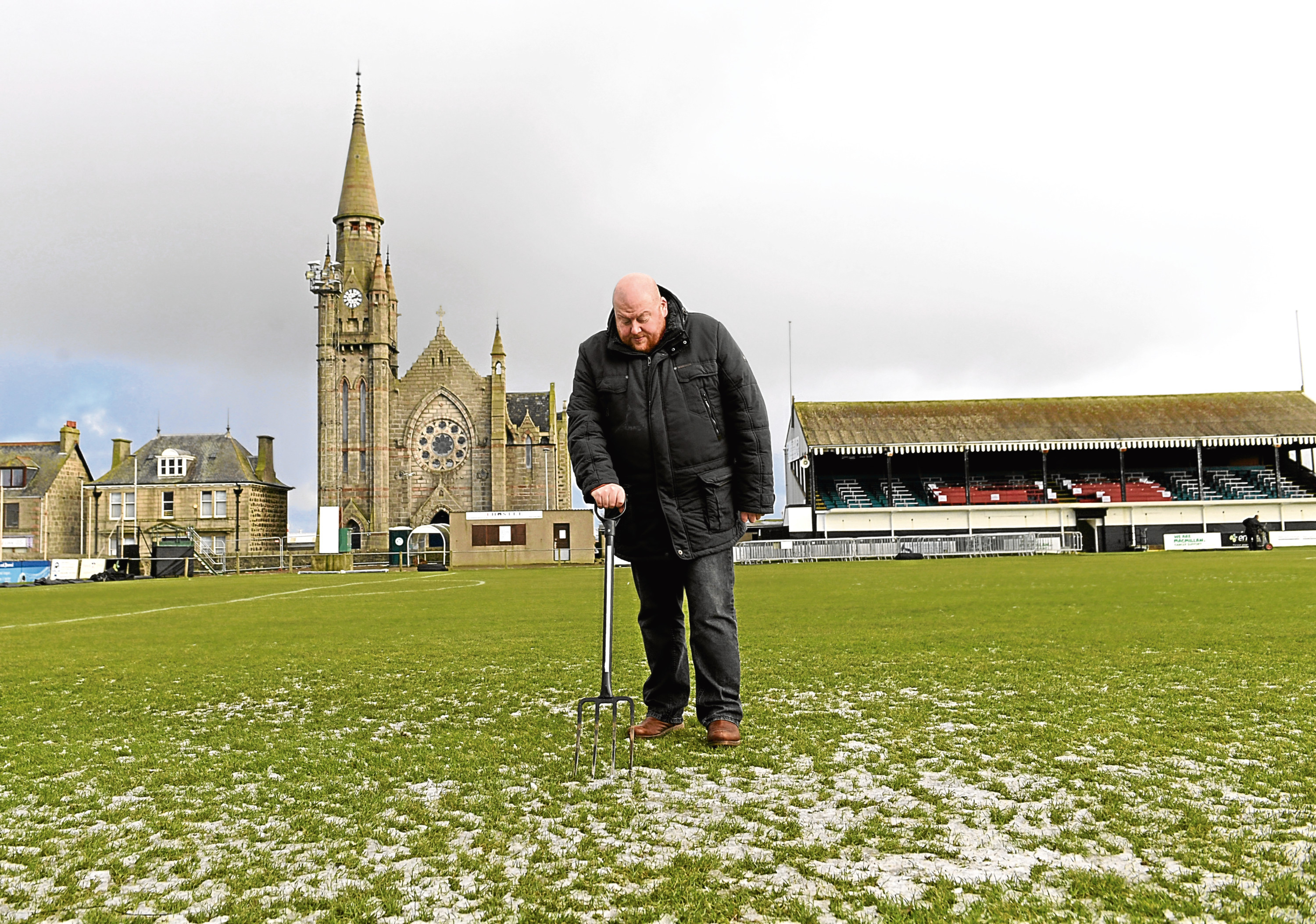An icy pitch at Bellslea Park meant Fraserburgh's game against Rangers was cancelled.