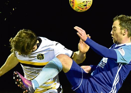 PETERHEAD'S JAMIE STEVENSON  AND  CRAIG BARR