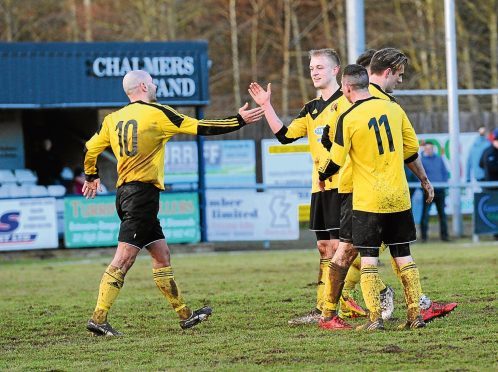 Cove's Harry Milne scores to make it 2-0.
Pictures by KATH FLANNERY