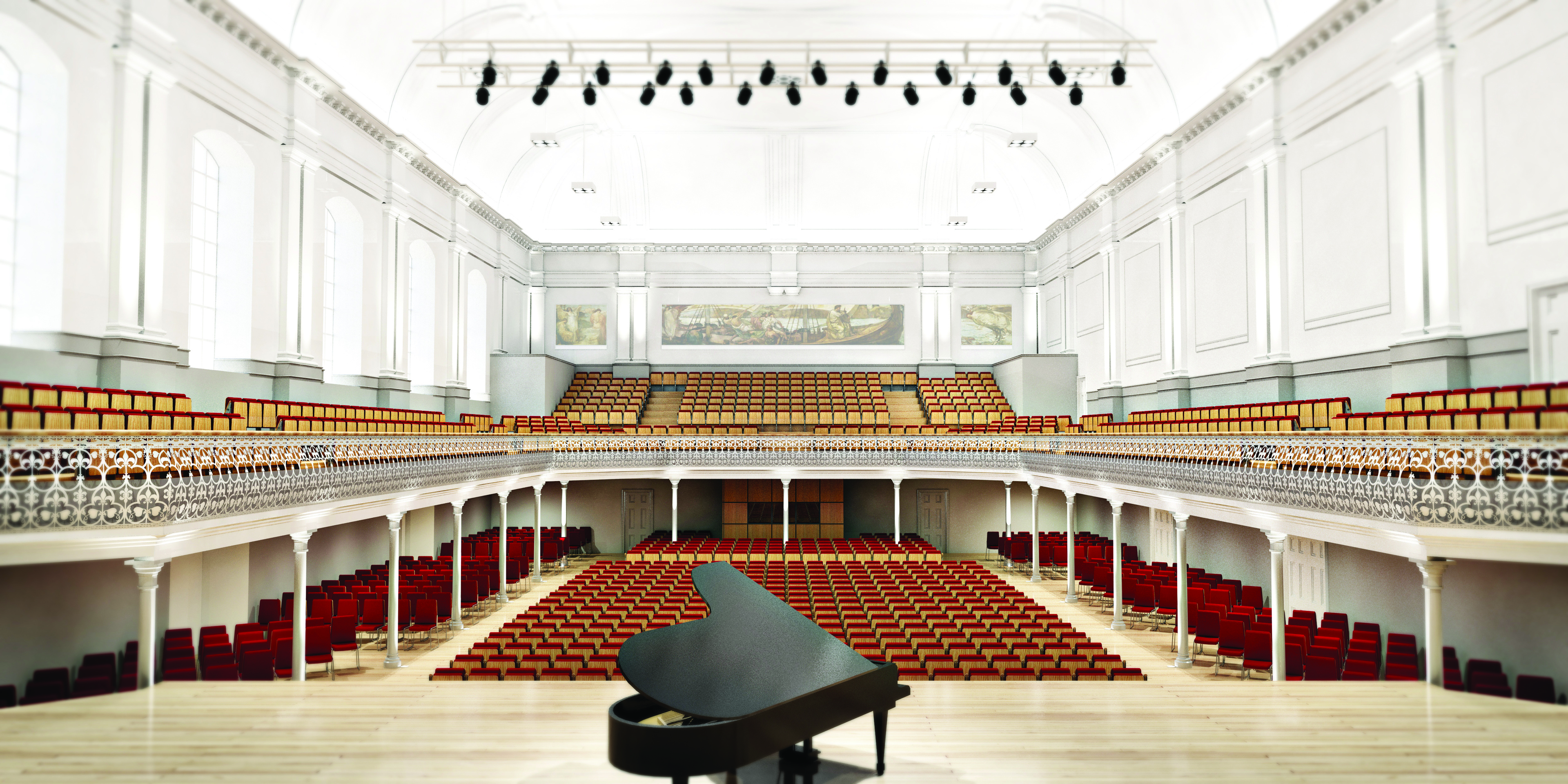 An artists impression of the new look Music Hall