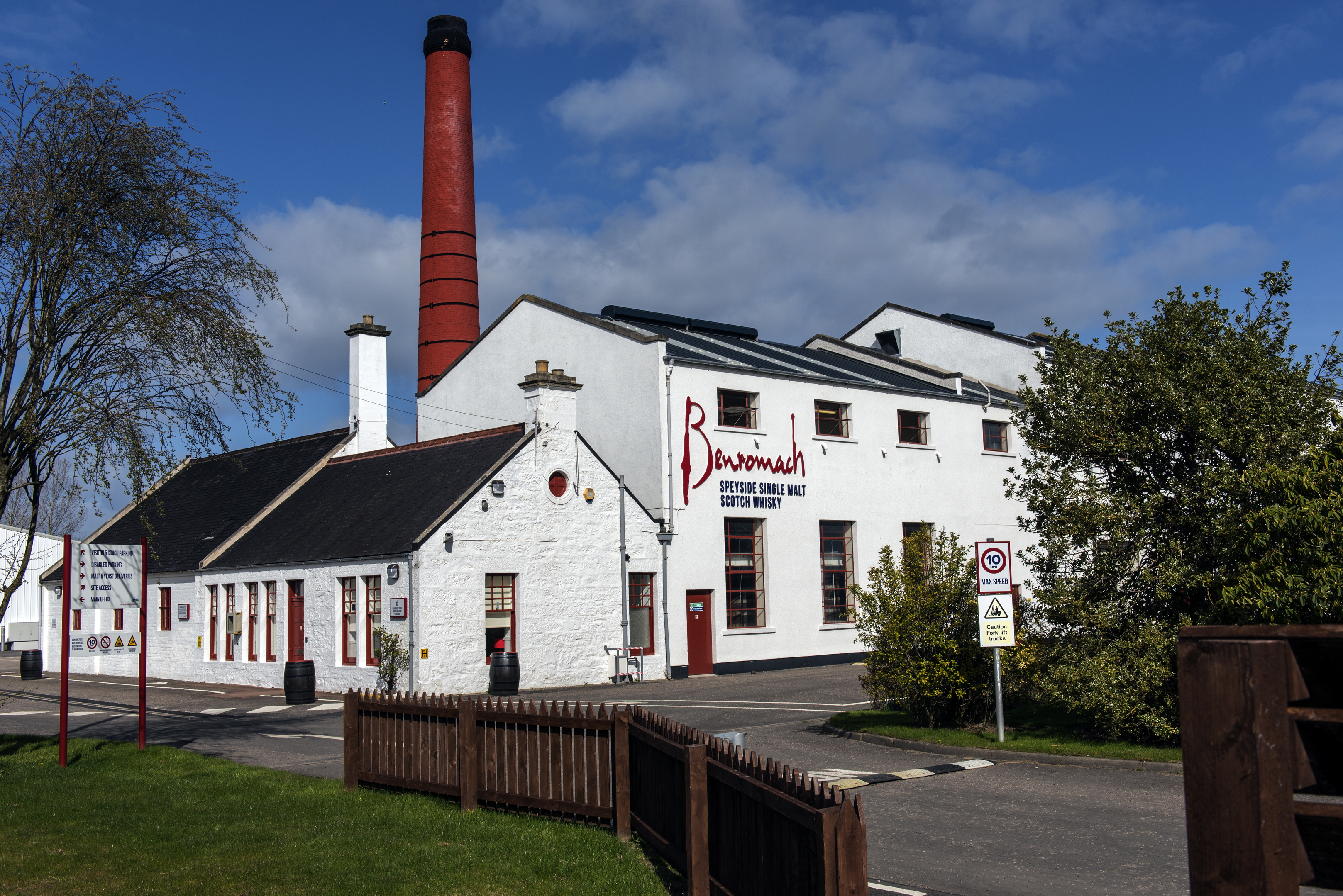 Benromach Distillery reopened in the 1990s.
