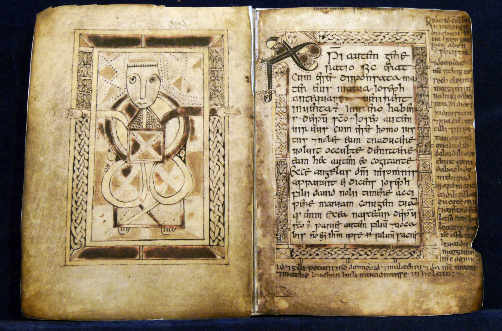 The Book of Deer - a gospel book written in Latin by the Aberdeenshire monks around the tenth century.