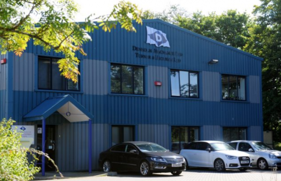 Pictured is a locator of the building which houses two companies. Denholm and MacNamee LTD and Turner and Hickman LTD