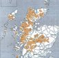 Indicative map of affected communities from Rob Gibson’s book The Highland Clearances Trail, published in 2006 by Luath Press.