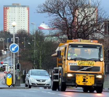 Aberdeen council issues warning of icy conditions on north-east roads