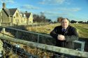 Elgin City South councillor John Divers at the former mart on the town's Linkwood Road.