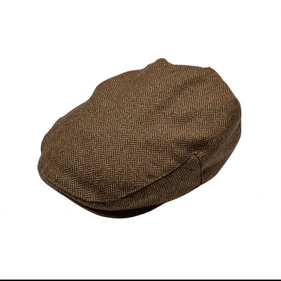 Men's Tweed Flat Cap - Brown £5.99