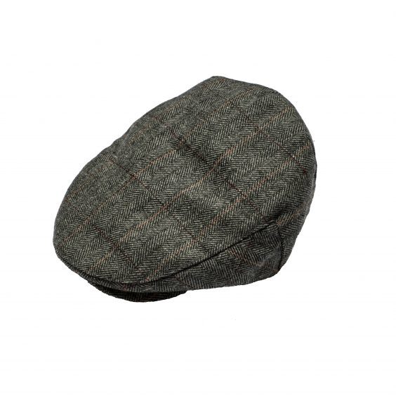 Men's Tweed Flat Cap - Grey £5.99