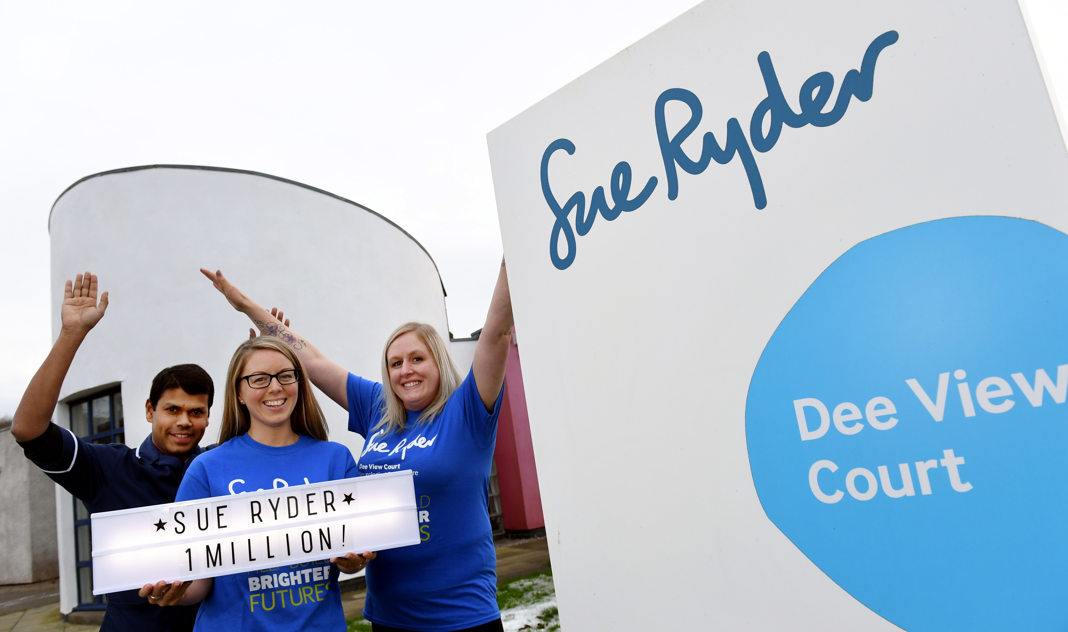 Sue Ryder have reached the £1 million mark in their Dee View Court appeal.