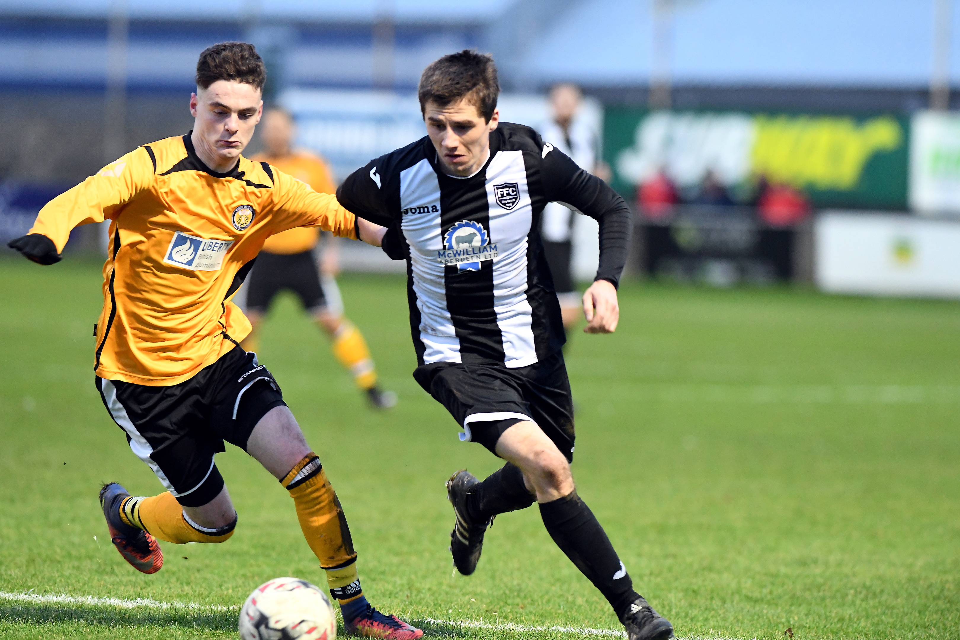 Fraserburgh's Paul Young against Fort William
