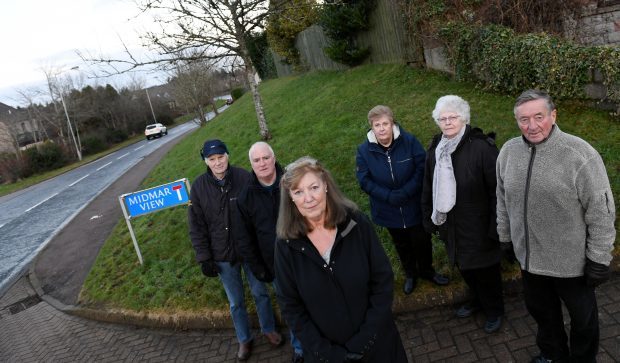 Residents of the Midmar / Kingswells Avenue area of Kingswells have been threatened with legal action if they don't pay their factoring fees (Picture by Kami Thomson)