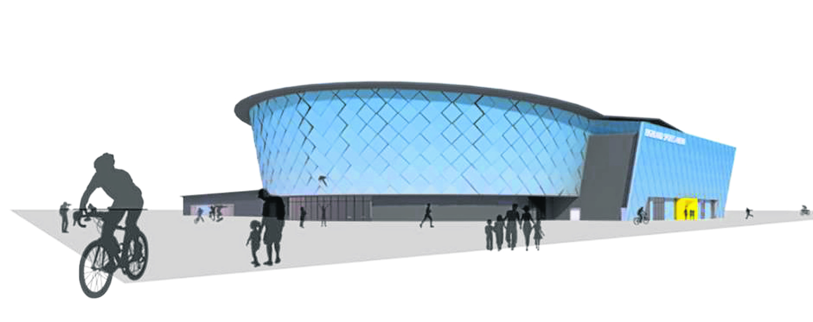 Artist impression of what the new Inverness Arena might look like.