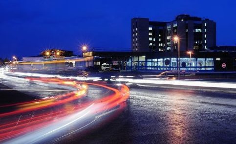 Raigmore Hospital in Inverness remains open to essential visitors only for now.