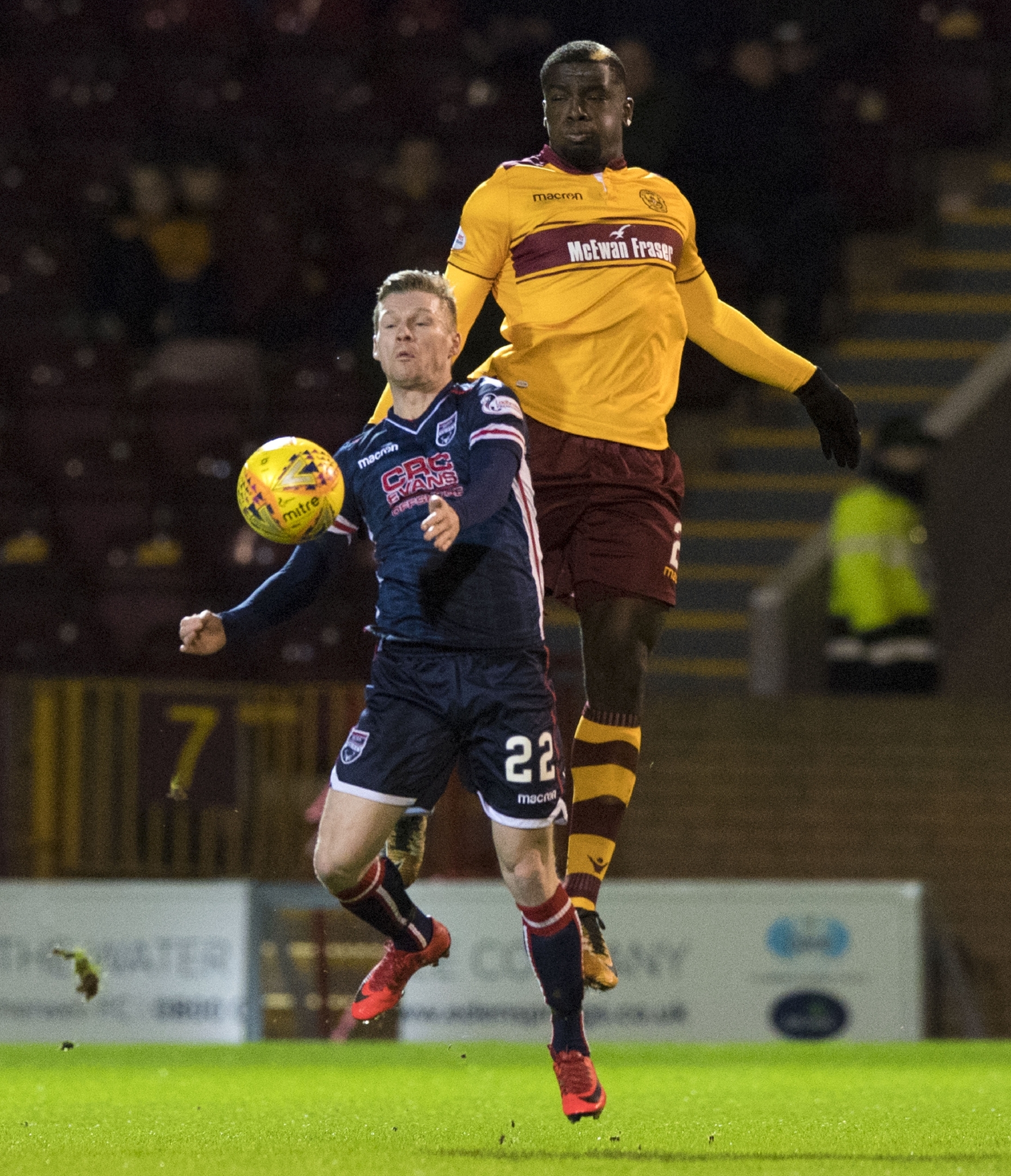 Billy Mckay was on target for the Staggies.