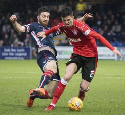 Ross County midfielder Ross Draper.