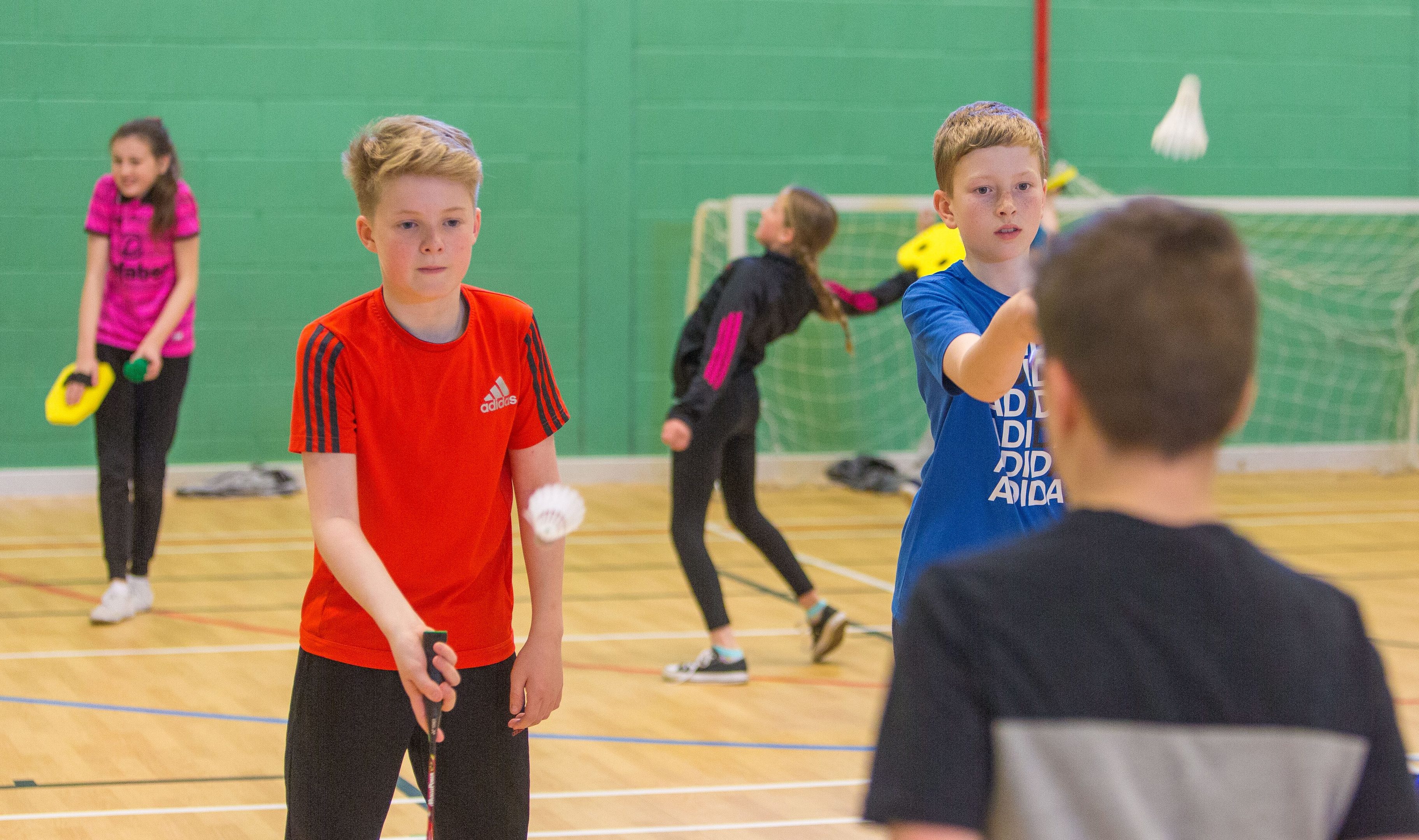 Moray council getting familes active with badminton