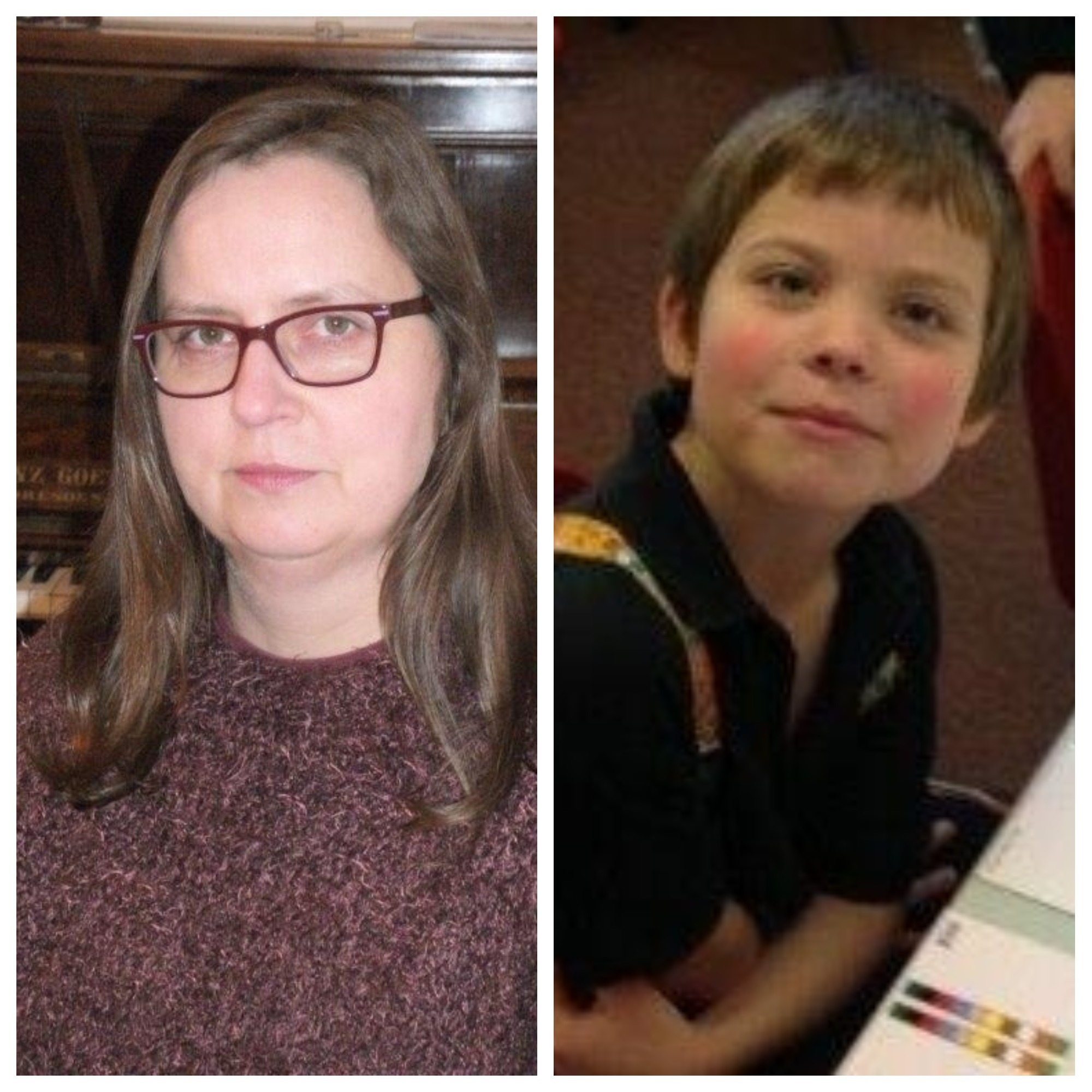 Fiona Matthews, (left) and her son Martin (right), has urged all parents of children with additional needs to be aware of their legal rights regarding education provision.