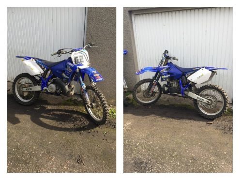 Pictured are the stolen bikes