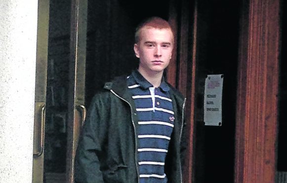 Michael Conn outside Aberdeen Sheriff Court