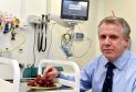 Dr Jamie Cooper at Aberdeen Children's Hospital warns about the danger of children choking - whole grapes are one of the dangers.
(Picture: Colin Rennie)