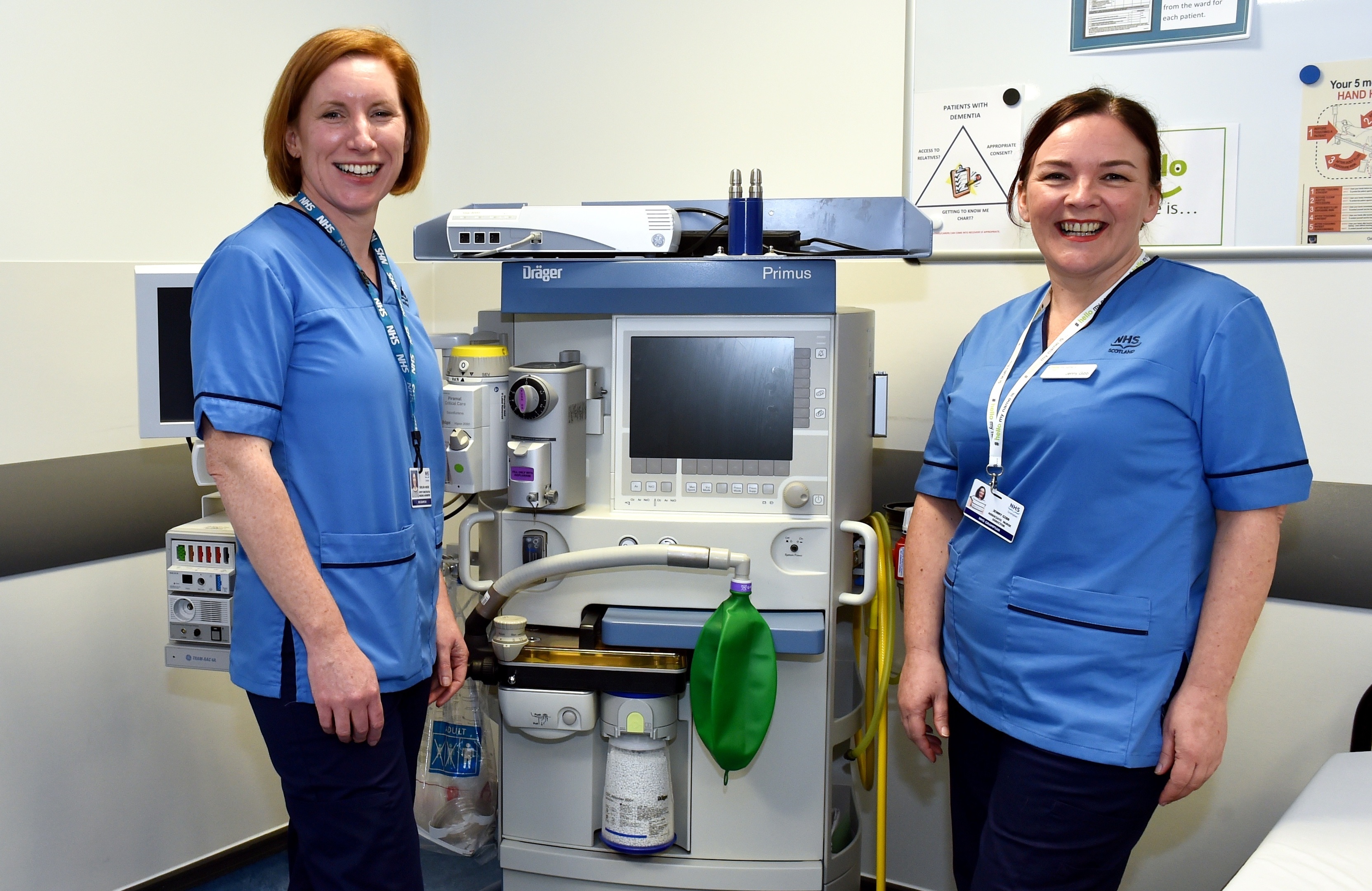 Caroline Hiscox, Deputy director of nurses and midwives (left) and Jenny Gibb, associate nurse director, have hailed a recruitment trip to Australia as a big success.
(Picture by Colin Rennie)