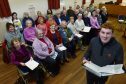 20-year-old Matthew Phillip with the rest of the choir at Ruthrieston West Church. Pic and video by Colin Rennie