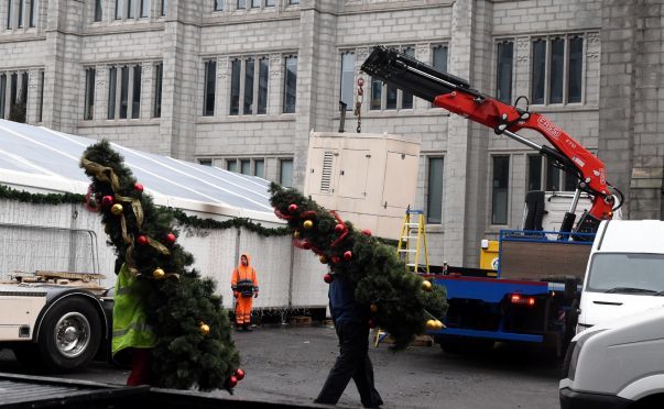 The Aberdeen Christmas Village. Pics by Jim Irvine