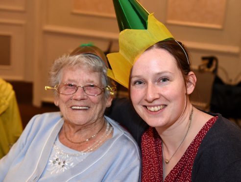 Minnie, left and Claire Forster. 
Picture by Jim Irvine