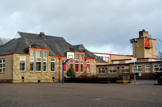 New Elgin Primary School, Elgin, where the nursery is to be extended.
Picture by Gordon Lennox.