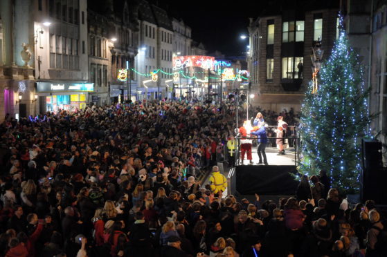 Highland Council wants to charge events such as Christmas lights switch on.
