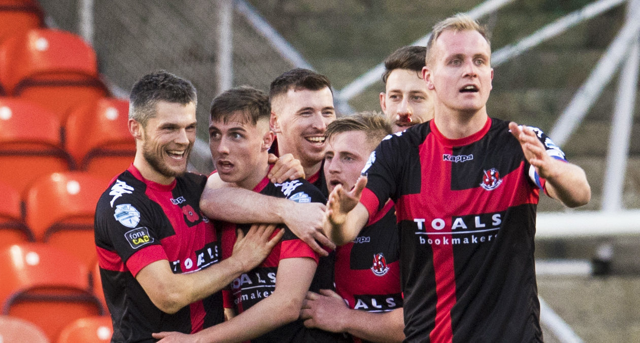 Crusaders disposed of Dundee United in the quarter-finals.