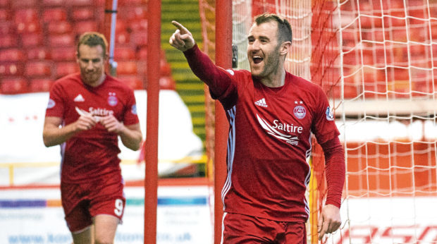 Aberdeen's Niall McGinn.